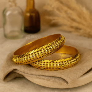 Designer Imitation Bangles – Gold Plated Ethnic Party Wear Jewelry