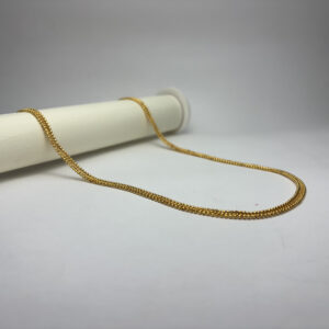 Premium Gold-Plated Beaded Chain Necklace
