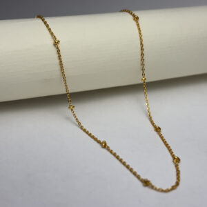 Elegant Gold-Plated Minimalist Chain Necklace
